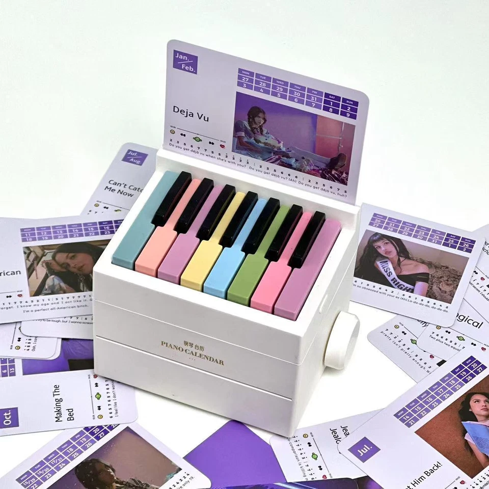 Olivia Rodrigo Piano Calendar 2025 Music Sheet Toy Piano Included Berry Fanatics - Image 2 of 4