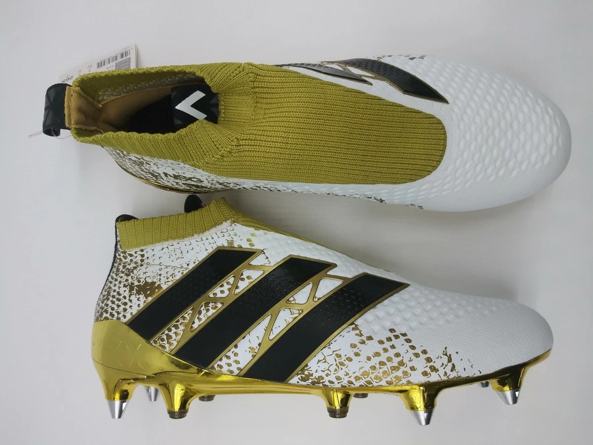 Mens Rare ACE 16+ SG BA8425 Gold White Cleats | eBay