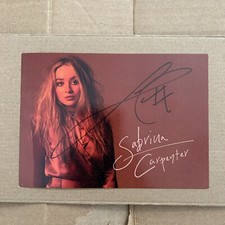 Signed Sabrina Carpenter EVOLution Tour Rare Autographed 5x7