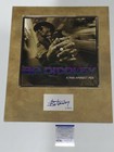 BO DIDDLEY SIGNED MATTED INDEX CARD WITH A MAN AMONGST MEN ALBUM FLAT PSA COA — photo 1