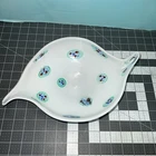 Murano Millefiori Milk Glass Bowl Mid Century Modern MCM Nice