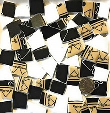 Broken China Mosaic Tile Arts and Craft Supplies - Snail Tiles C463