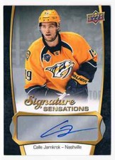2016-17 SIGNATURE SENSATIONS CALLE JARNKROK AUTO NASHVILLE PREDATORS #SS-CJ