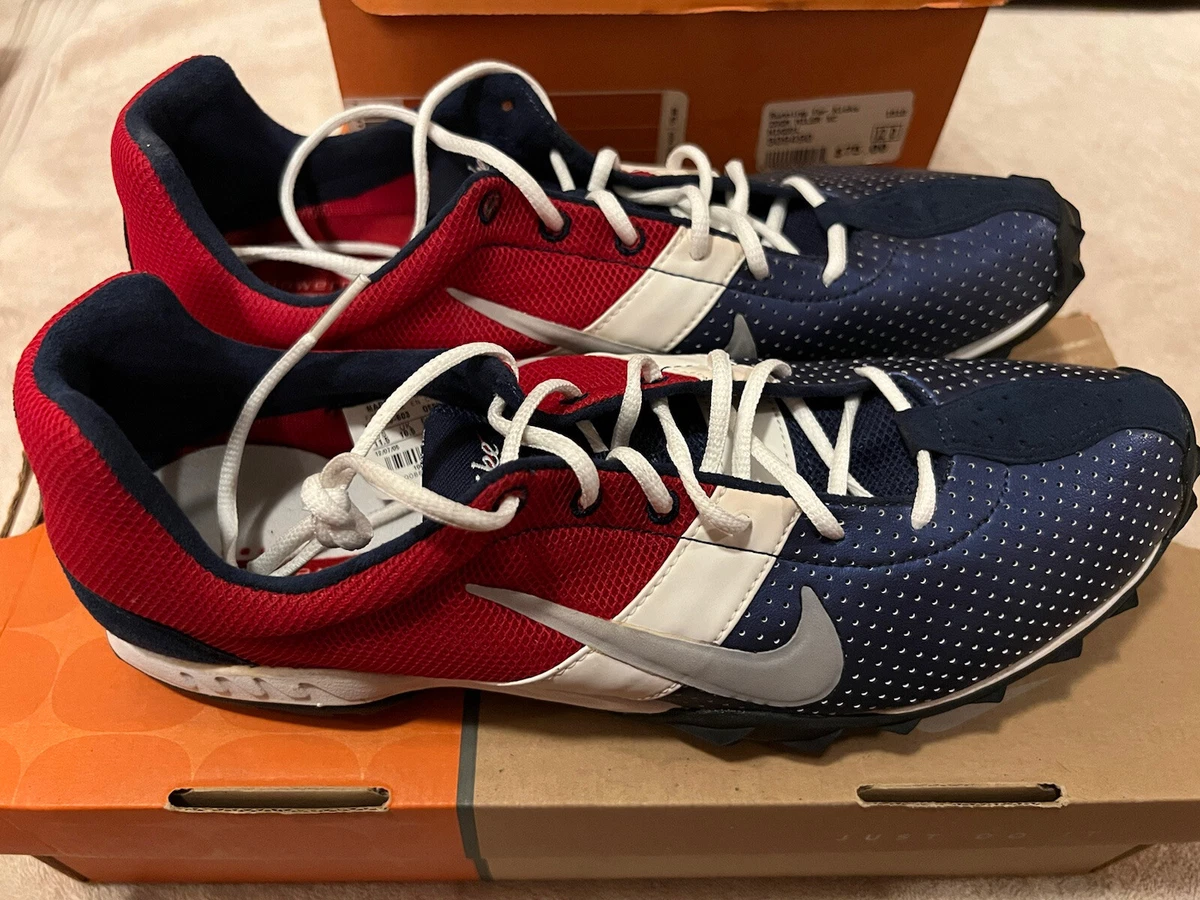 Nike Zoom Miler XC Track Spikes Mens US 12 Brand New Patriot Patriotic | eBay