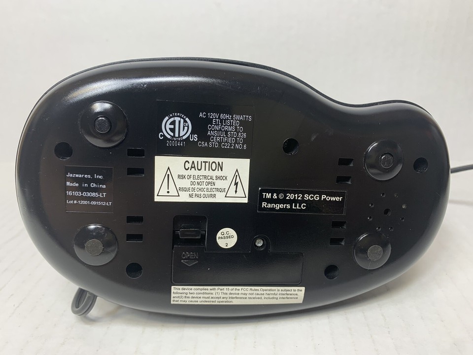 Power Rangers Super Samurai Alarm Clock Projection Alarm Clock Read