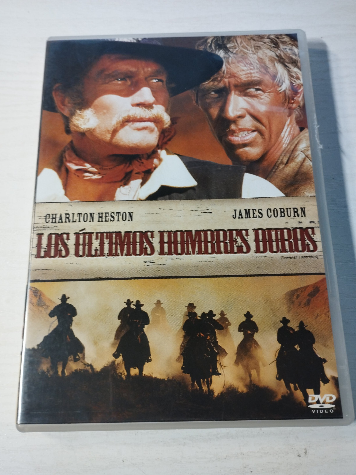 The Last Hombres Duros Charlton Heston Coburn - DVD Español Ingles RG 2 AM
