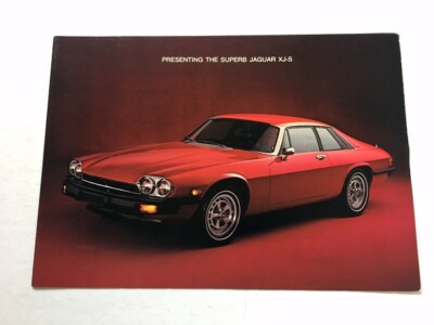 1977 Jaguar XJ-S XJS V12 Coupe Original Car Sales Brochure Folder