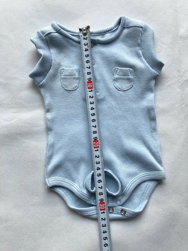 XS Hunde OP Hemd Body Wundschutz OP Anzug Rl.24-28cm Welpen kl.Chihuahua blau - 第 4/6 張圖片
