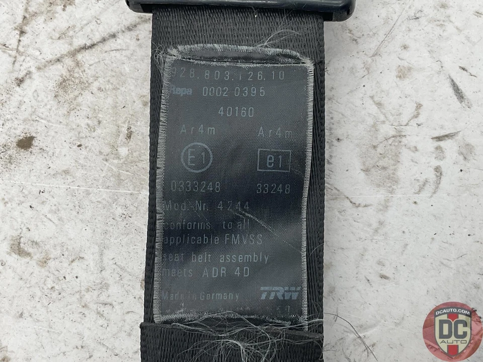 Cinturón de seguridad delantero Porsche 911 964 928 1986-1989 9288031261070B 126247 Foto 3 de 4