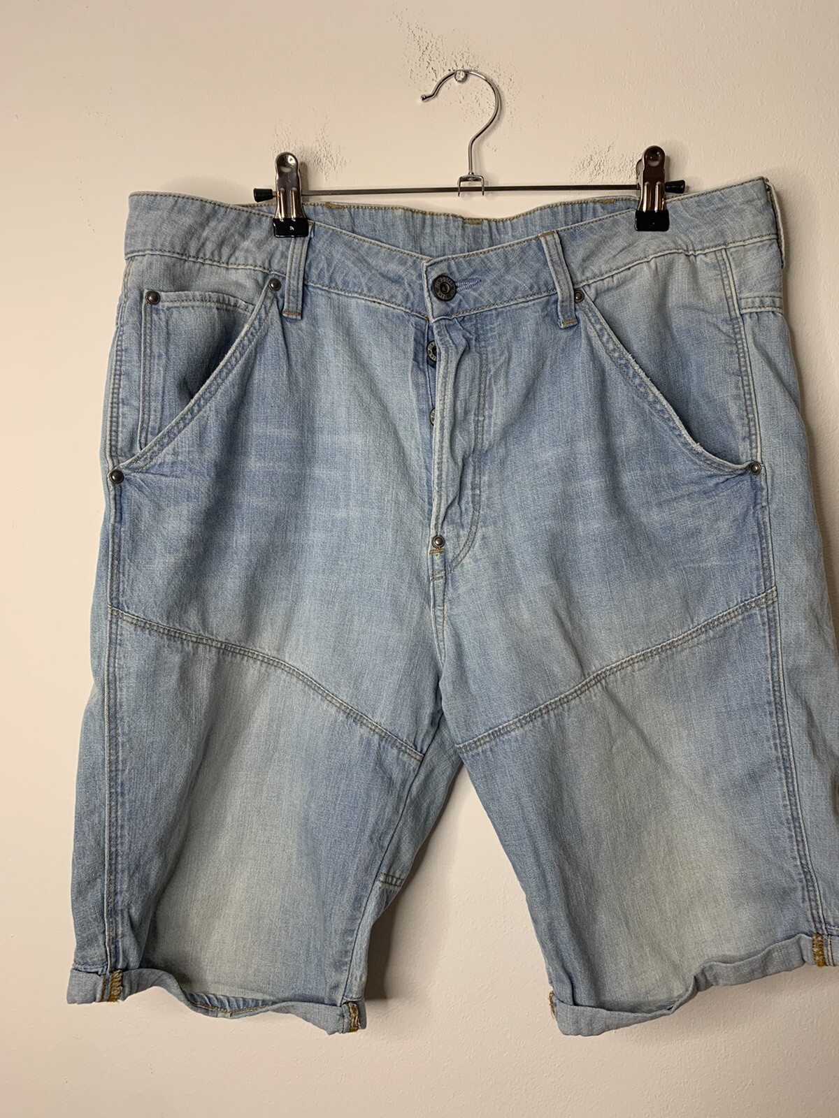 G-Star RAW 5620 3D Denim Shorts Blue Utility Walk Shorts W31 Men’s