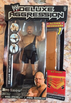 JAKKS PACIFIC WWE THE BIG SHOW LOT (3) DELUXE AGGRESSION 20