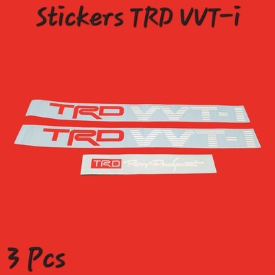 TRD VVTI Sticker Decal JDM 3Pcs
