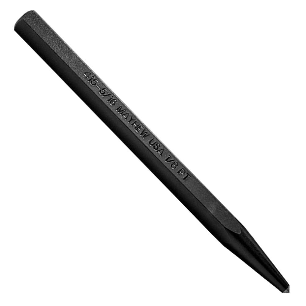 Mayhew 5/16-Inch 1/8-Point Durable Steel Center Punch 24007