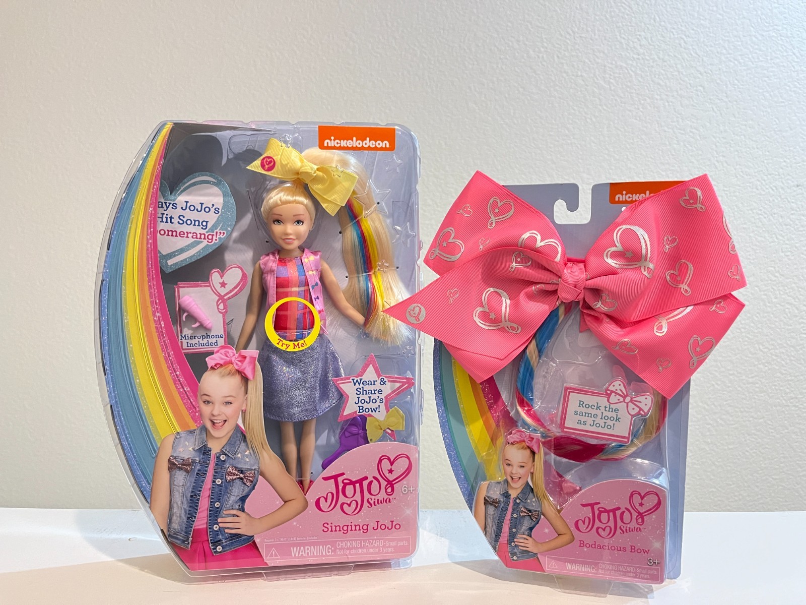 Nickelodeon JoJo Siwa Singing Doll "Boomerang" NIB + bonus B