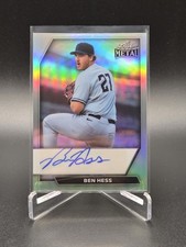BEN HESS 2026 LEAF METAL BASEBALL AUTOGRAPH AUTO /10