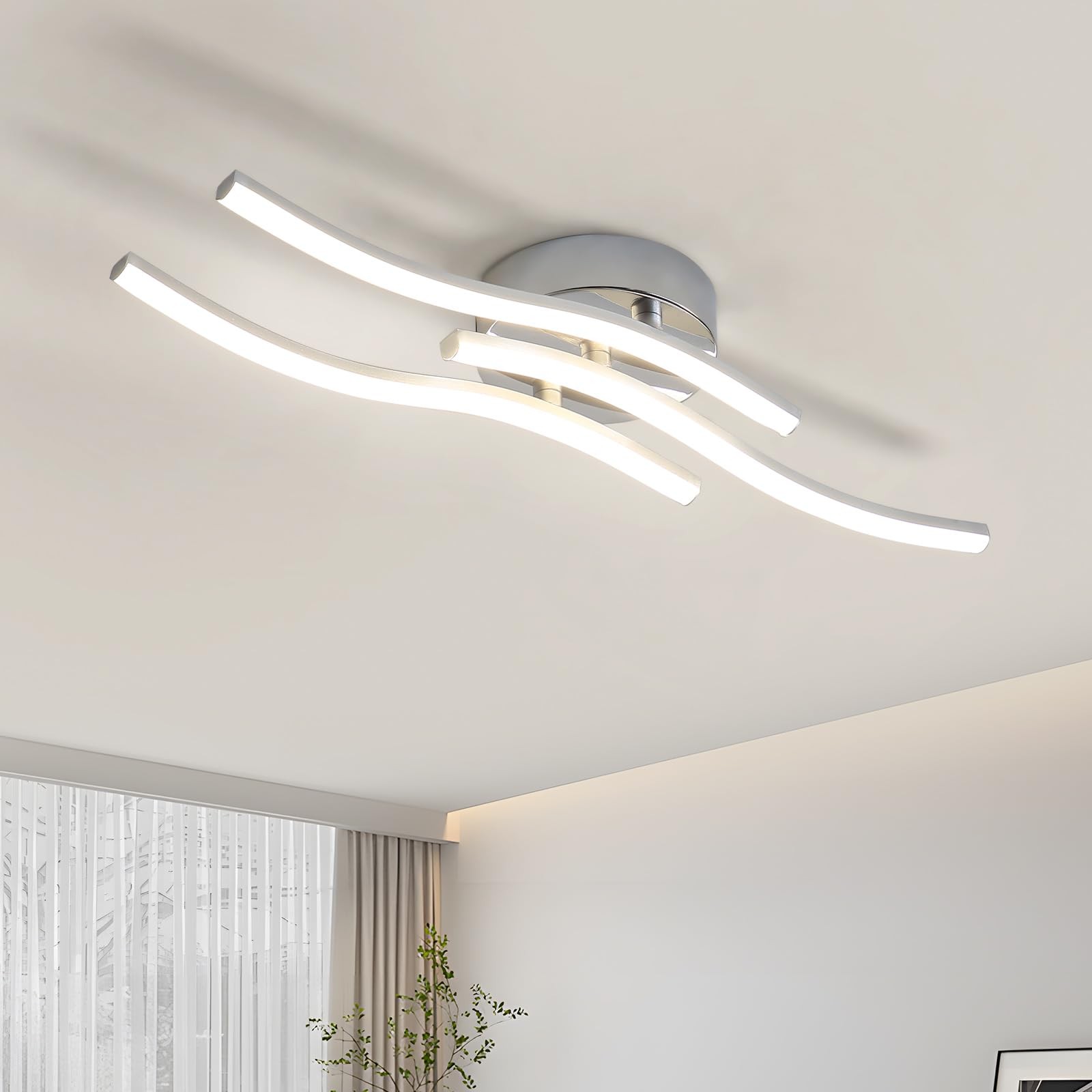 Plafoniera LED Moderna Soffitto Design Minimale per Soggiorno e Camera