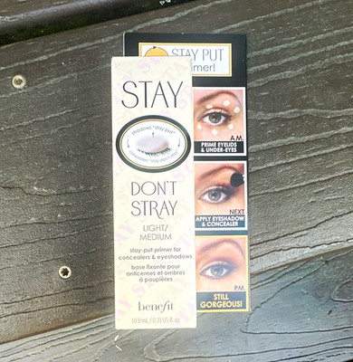 benefit Stay Don't Stray Eye Shadow & Concealer Primer Light/Medium 0.33 fl oz