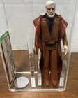 VINTAGE 1977 STAR WARS OBI-WAN KENOBI AFA GRADED 75 Nm White Hair Version *181