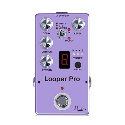 Rowin RE-05 Looper Pro Guitar Multi-Effect Pedals With Looper Delay Chorus Re...