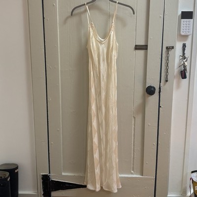 Vintage La Perla cream silk slip dress Women s Size 2