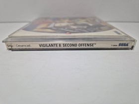 Vigilante 8 2nd Offense Sega Dreamcast Tested Working Case Art Damaged Holder