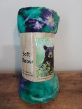 Home Decor Soft Throw Bear Blanket 50X60in NWT