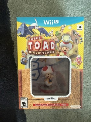 Nintendo Wii U - Captain Toad Treasure Tracker - Sealed Game + Amiibo Open Box