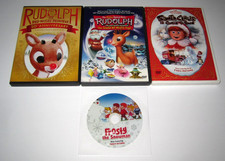 Holiday DVD Lot of 4 - Rudolph the Red-Nosed Reindeer - Misfits - Frosty - Santa