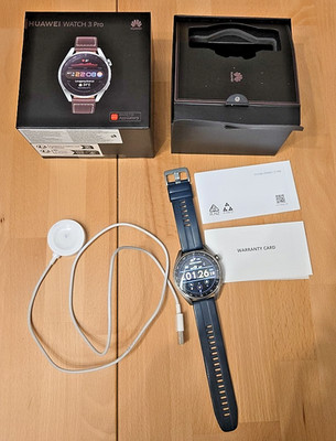 Huawei Watch 3 Pro 48mm Gehäuse aus Titan/Keramik - E-Sim fähig