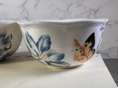 Lenox Butterfly Meadow 12 0z  Bowls Set Of 4 Brand~ NEW in Box Scalloped
