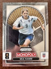 2026 Panini Prizm Monopoly FIFA World Cup Mia Hamm Card #91 USA