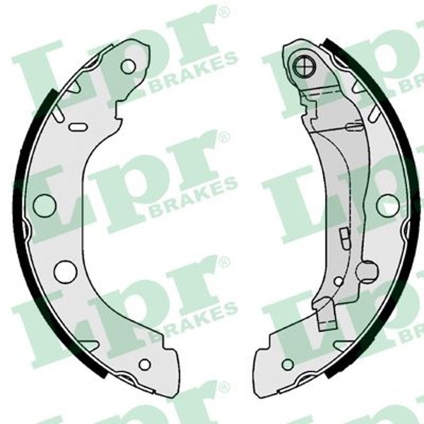 LPR Bremsbackensatz 07340 FüR Primera Kubistar KW0 Fiat KC0 FC0 Kangoo FW0 2 1-image
