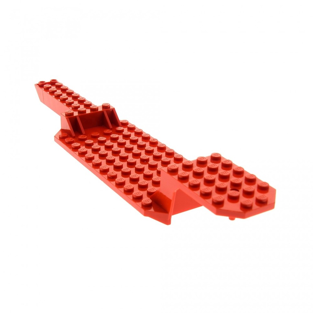 1X Lego Truck Trailer 6X26X2 Red Chassis Substructure Low Loader Car 30184