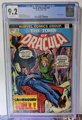  CGC 9.2  Tomb of Dracula #19    BLADE!!   Marvel Bronze 1974 