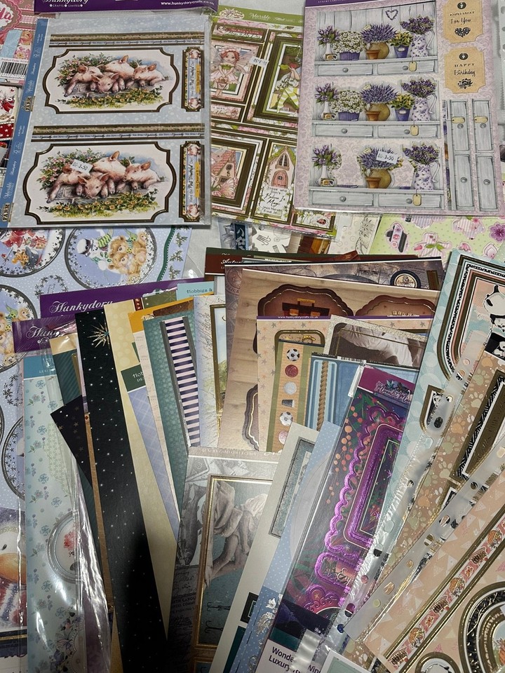 Topper sets, topper sheets, backing card, inserts etc. hunkydory kanban ...