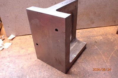 LOT RM20X: OLDER  SMALL ANGLE PLATE MACHINIST JIG FIXTURE SETUP TOOL