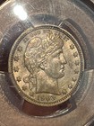 1903 O Silver Barber Quarter 25C- New Orleans, PCGS, Almost Unc/AU Details — photo 1