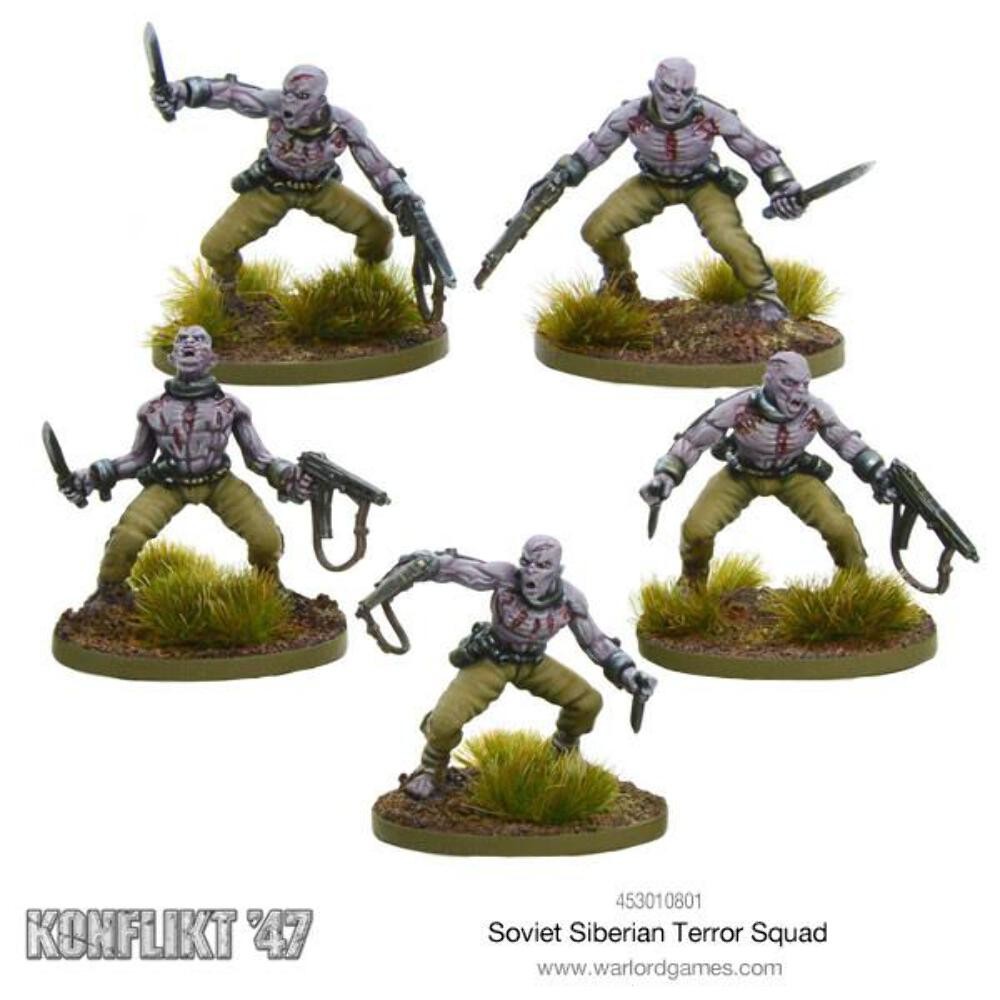 Konflikt '47 - Soviet Siberian Terror Squad - Warlord Games NEW