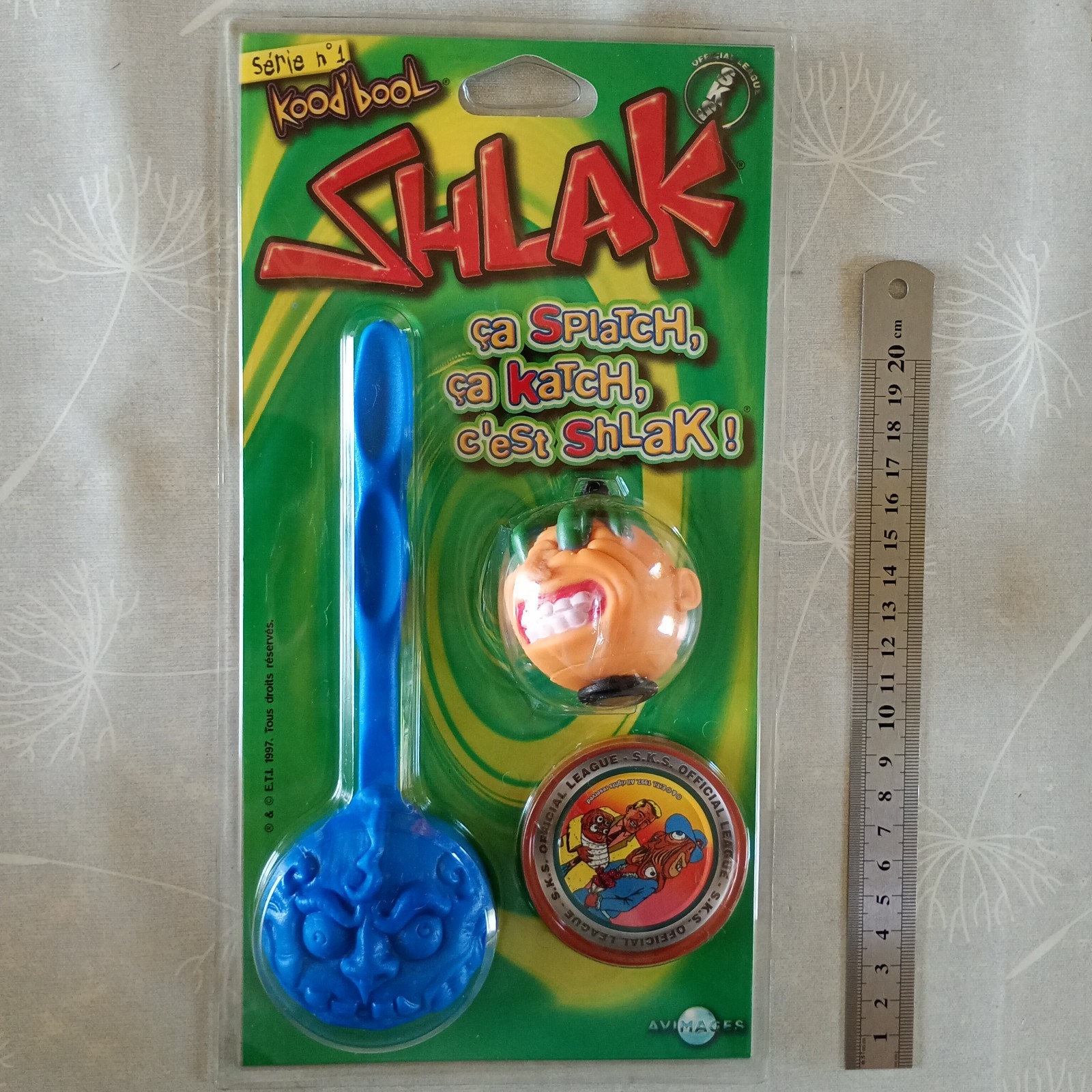 SHLAK serie 1 - AVIMAGES 1997 - POGS POG MADBALLS bootleg -