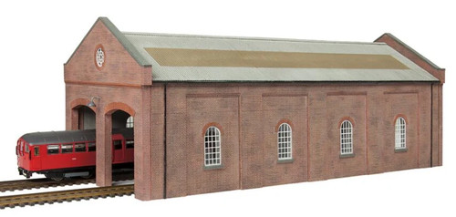 Depósito de tren eléctrico blanco Scenecraft 44-0183 | Zustand: New