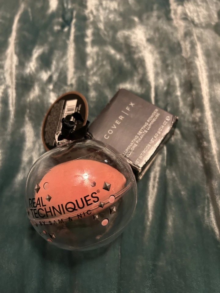 Esponja iluminadora ajuste polvo cubierta Fx y técnicas reales Foto 3 de 4