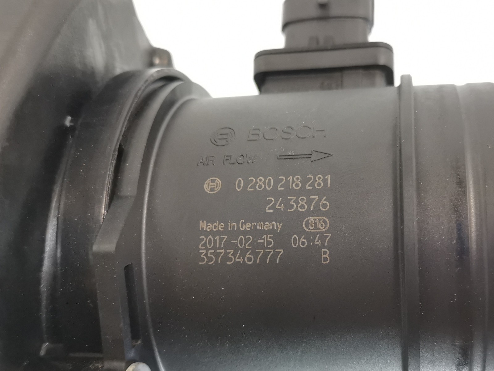 Maserati Levante 2017 Left Mass air flow sensor