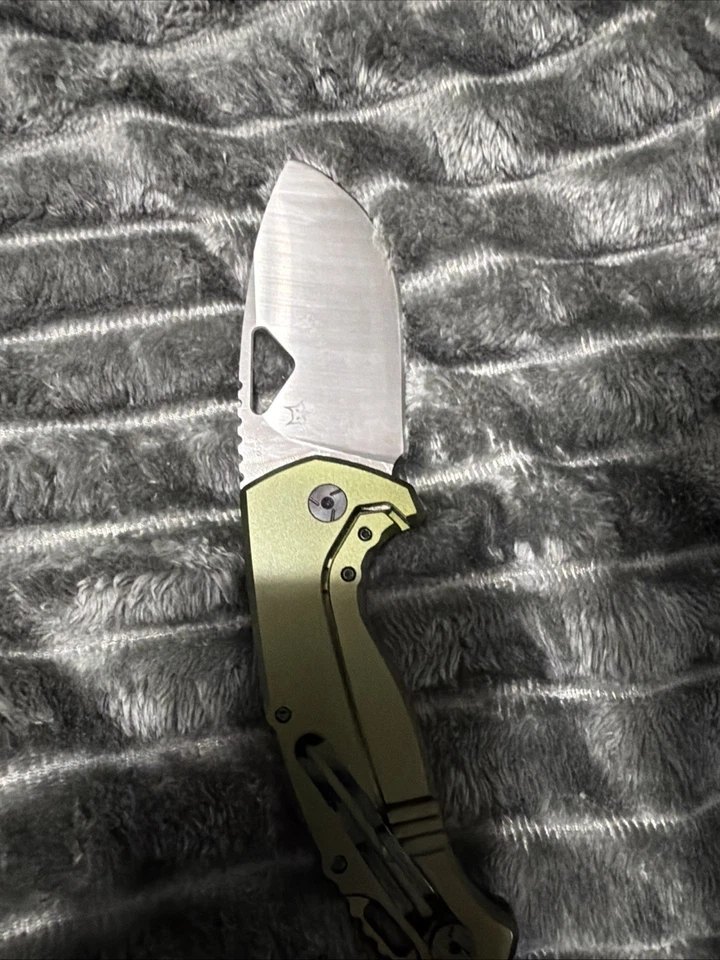 Cuchillo Plegable Fox SK-02 OD El Capitan 3.94" M390 Hoja Punto de Caída Satinado, OD... Foto 4 de 4