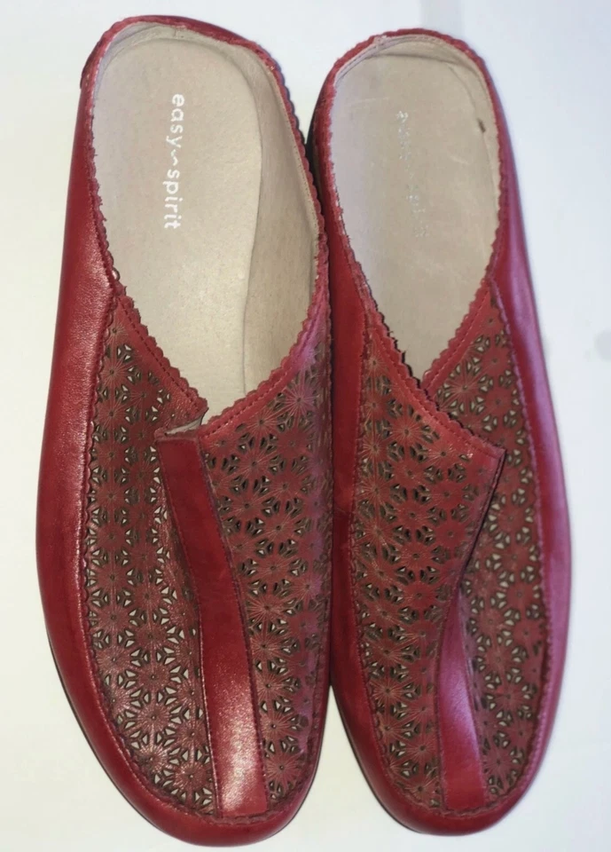 Mules Easy Spirit Dusk de cuero perforado para mujer talla 10 Foto 2 de 4