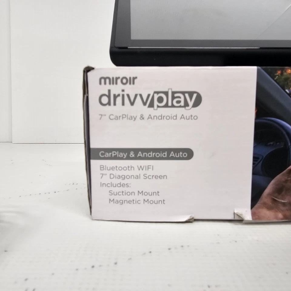 Miroir Drivvplay 1" CarPlay & Android Auto Bluetooth Wifi - M1003-7 (no power) - Image 2 of 4