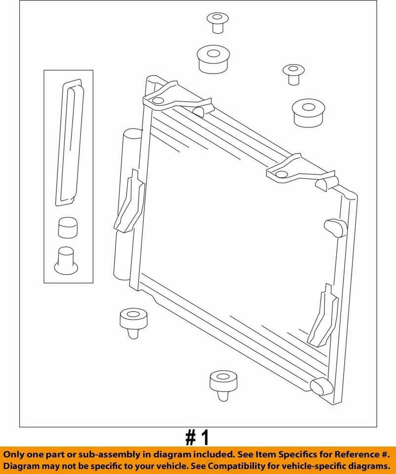 (LOCAL PICKUP ONLY) AC Condenser Fits 08-22 SEQUOIA 1966863 - Image 4 of 4
