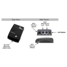 Grandstream HT-496 HT496 2 FXS Port RJ11 Tel. Adapter Better than HT486 HT-486
