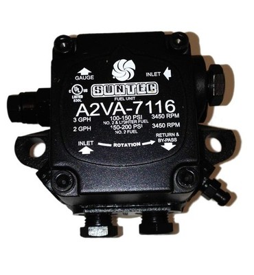 Suntec A2VA-7116 Oil Burner Pump HVAC Replacement A2VA-7016