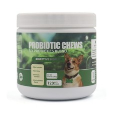 Probiotics for Dogs, Dogs Supplement Digestive Health Chewable brown