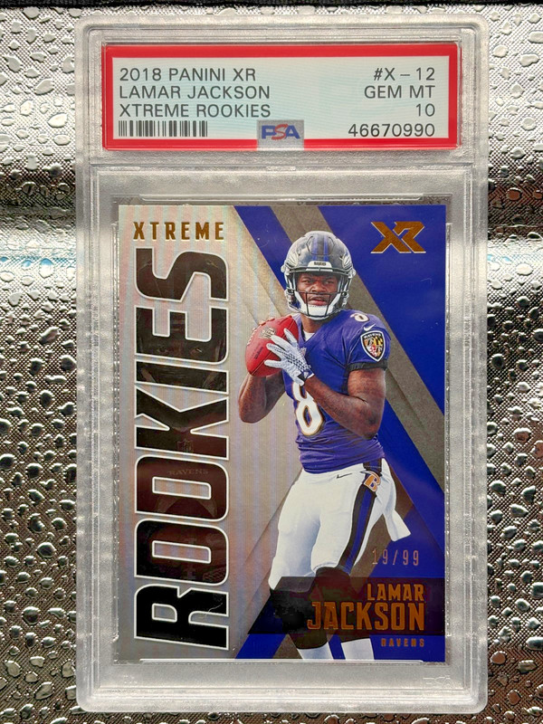 2018 Panini XR Lamar Jackson Xtreme Rookies #19/99  Silver RC - PSA 10!!